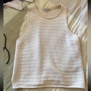 Madewell knit sweater tank size XS
